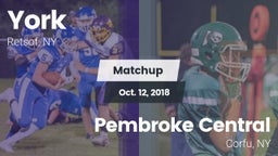 Matchup: York vs. Pembroke Central 2018
