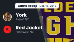 Recap: York  vs. Red Jacket  2019