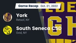 Recap: York  vs. South Seneca CSD 2022