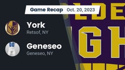 Recap: York  vs. Geneseo  2023