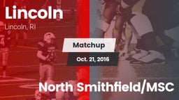 Matchup: Lincoln vs. North Smithfield/MSC 2016