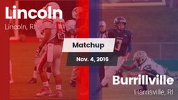 Matchup: Lincoln vs. Burrillville  2016
