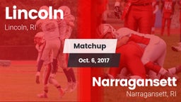 Matchup: Lincoln vs. Narragansett  2017