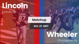 Matchup: Lincoln vs. Wheeler 2017