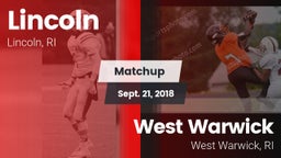 Matchup: Lincoln vs. West Warwick  2018