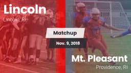 Matchup: Lincoln vs. Mt. Pleasant  2018