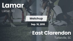 Matchup: Lamar vs. East Clarendon  2016