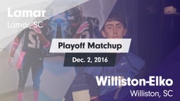 Matchup: Lamar vs. Williston-Elko  2016
