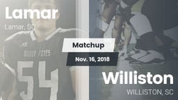 Matchup: Lamar vs. Williston  2018