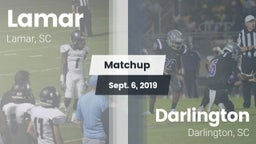 Matchup: Lamar vs. Darlington  2019