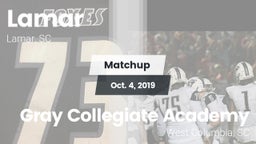 Matchup: Lamar vs. Gray Collegiate Academy 2019
