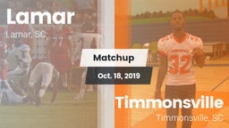 Matchup: Lamar vs. Timmonsville  2019