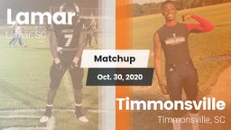 Matchup: Lamar vs. Timmonsville  2020
