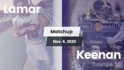 Matchup: Lamar vs. Keenan  2020
