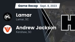 Recap: Lamar  vs. Andrew Jackson  2023