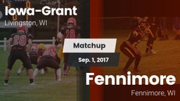 Matchup: Iowa-Grant vs. Fennimore  2017