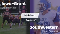 Matchup: Iowa-Grant vs. Southwestern  2017
