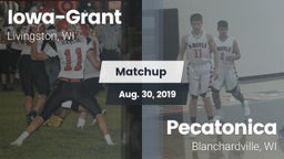 Matchup: Iowa-Grant vs. Pecatonica  2019