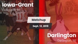 Matchup: Iowa-Grant vs. Darlington  2019
