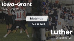 Matchup: Iowa-Grant vs. Luther  2019