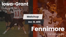 Matchup: Iowa-Grant vs. Fennimore  2019