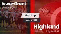 Matchup: Iowa-Grant vs. Highland  2020