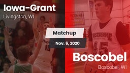 Matchup: Iowa-Grant vs. Boscobel  2020