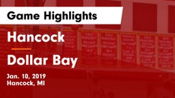 Hancock  vs Dollar Bay  Game Highlights - Jan. 10, 2019