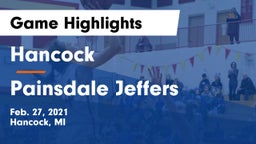 Hancock  vs Painsdale Jeffers Game Highlights - Feb. 27, 2021