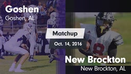 Matchup: Goshen vs. New Brockton  2016
