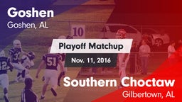 Matchup: Goshen vs. Southern Choctaw  2016