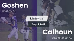 Matchup: Goshen vs. Calhoun  2017