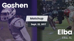 Matchup: Goshen vs. Elba  2017