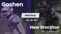 Matchup: Goshen vs. New Brockton  2017