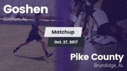 Matchup: Goshen vs. Pike County  2017