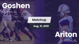 Matchup: Goshen vs. Ariton  2018