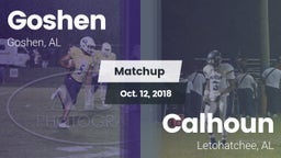 Matchup: Goshen vs. Calhoun  2018