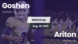 Matchup: Goshen vs. Ariton  2019