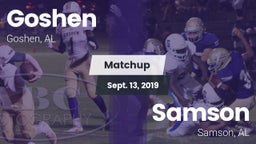 Matchup: Goshen vs. Samson  2019