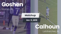 Matchup: Goshen vs. Calhoun  2019