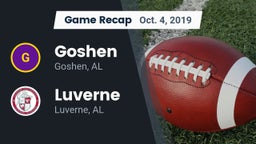 Recap: Goshen  vs. Luverne  2019