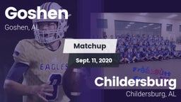 Matchup: Goshen vs. Childersburg  2020