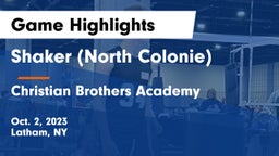 Shaker  (North Colonie) vs Christian Brothers Academy Game Highlights - Oct. 2, 2023