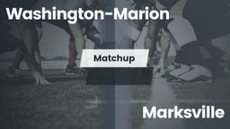 Matchup: Washington-Marion vs. Marksville High 2016