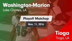 Matchup: Washington-Marion vs. Tioga  2016