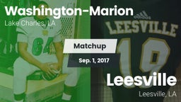 Matchup: Washington-Marion vs. Leesville  2017