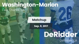 Matchup: Washington-Marion vs. DeRidder  2017