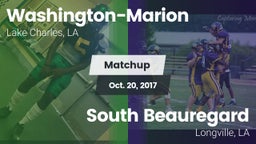 Matchup: Washington-Marion vs. South Beauregard  2017