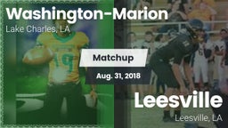 Matchup: Washington-Marion vs. Leesville  2018