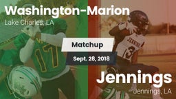 Matchup: Washington-Marion vs. Jennings  2018